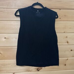H&M Move Black Muscle Tank Top XS Women’s Sleeveless Activewear Gym Shirt